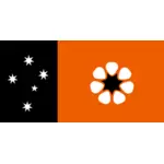 Flaggan Northern Territory vektorgrafik